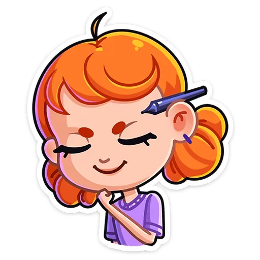 🙂 Стикер «Ника» для Telegram