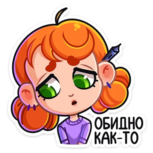 ☹️ Стикер «Ника» для Telegram