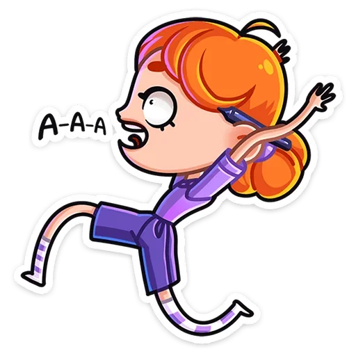 🏃‍♂️ Стикер «Ника» для Telegram