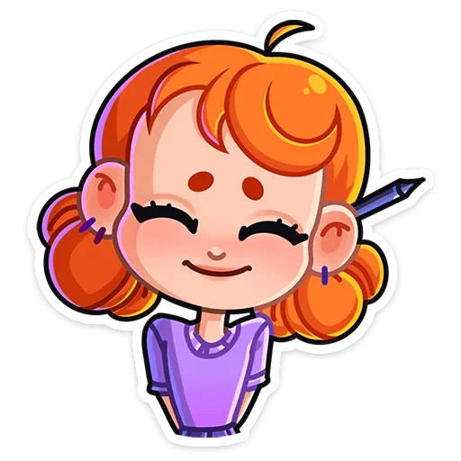 ☺️ Стикер «Ника» для Telegram