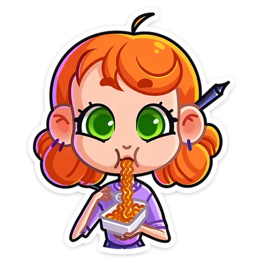 🍝 Стикер «Ника» для Telegram