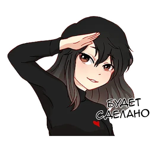 👌 Стикер «Никко» для Telegram