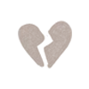 💔 Эмодзи «Буквы в стиле мелком» для Telegram