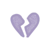 💔 Эмодзи «Буквы в стиле мелком» для Telegram