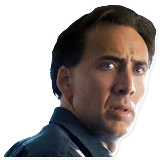 😛 Стикер «Николас Кейдж» для Telegram
