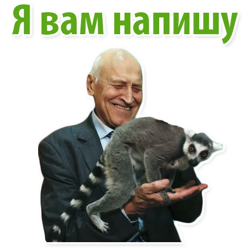 🦝 Стикер «Николай Дроздов (В Мире Животных)» для Telegram