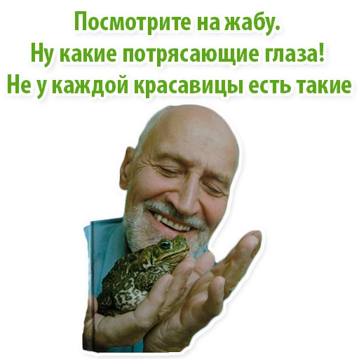🐸 Стикер «Николай Дроздов (В Мире Животных)» для Telegram