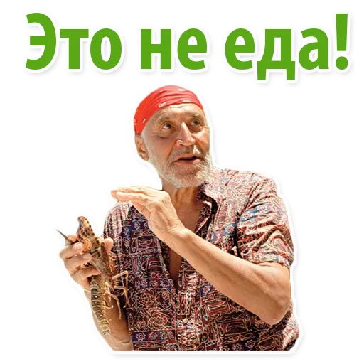 🐥 Стикер «Николай Дроздов (В Мире Животных)» для Telegram