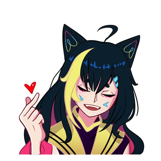 🥰 Стикер «Nekosay» для Telegram