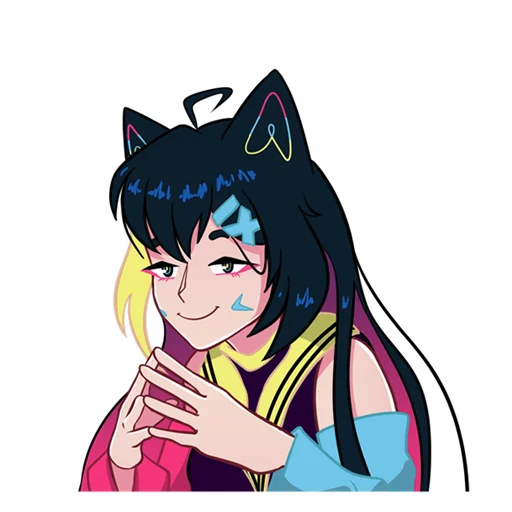 😄 Стикер «Nekosay» для Telegram