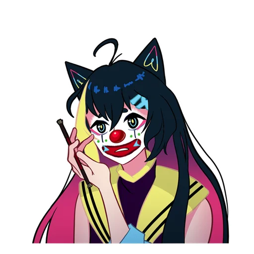 🤡 Стикер «Nekosay» для Telegram