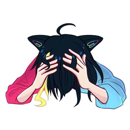 😅 Стикер «Nekosay» для Telegram
