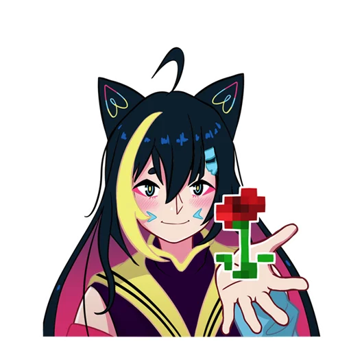 🌾 Стикер «Nekosay» для Telegram