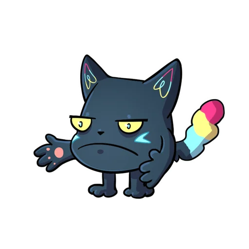 🤨 Стикер «Nekosay» для Telegram