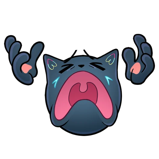 😵 Стикер «Nekosay» для Telegram