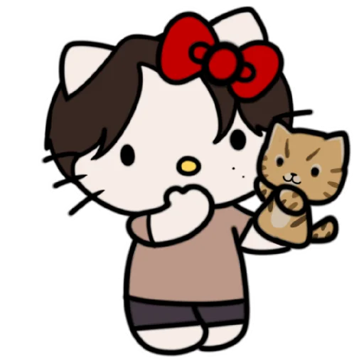 😊 Стикер «Никюры китти» для Telegram