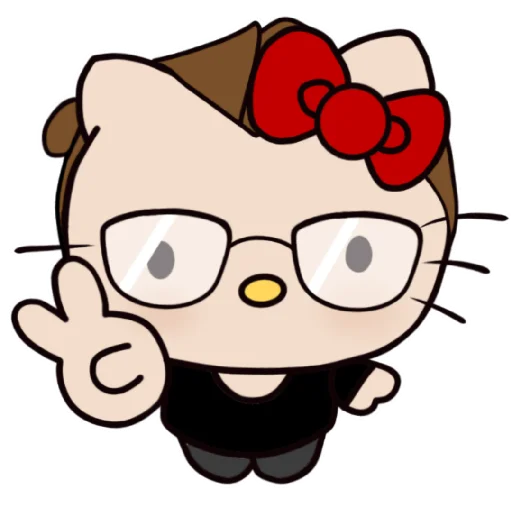 😋 Стикер «Никюры китти» для Telegram