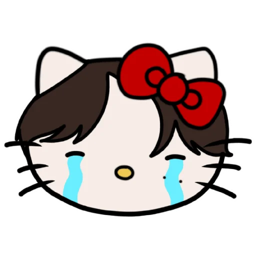 😭 Стикер «Никюры китти» для Telegram