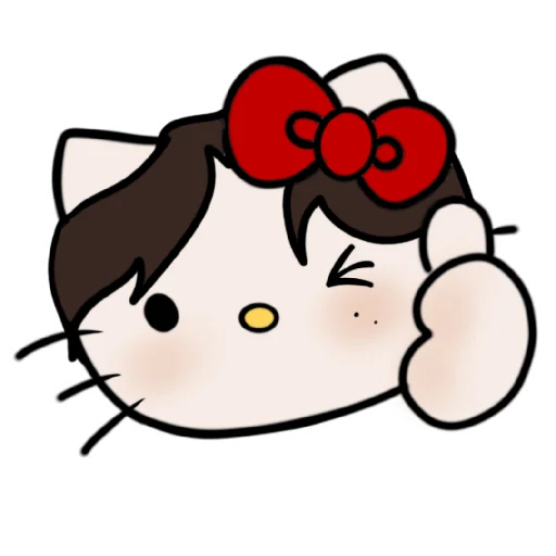 👍 Стикер «Никюры китти» для Telegram