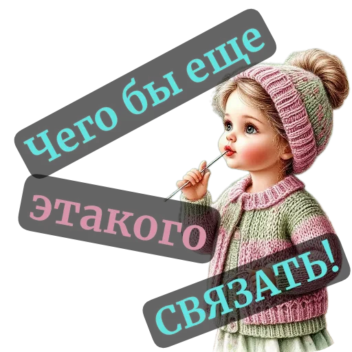 🧶 Стикер «nina dolls» для Telegram
