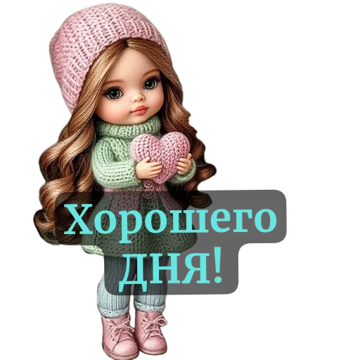 🧸 Стикер «nina dolls» для Telegram