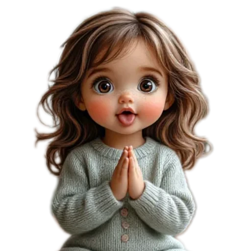 🧸 Стикер «nina dolls» для Telegram