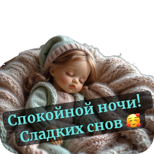 🤲 Стикер «nina dolls» для Telegram