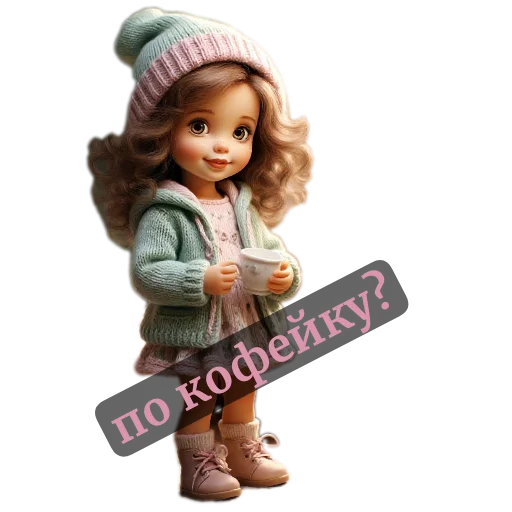 🧸 Стикер «nina dolls» для Telegram