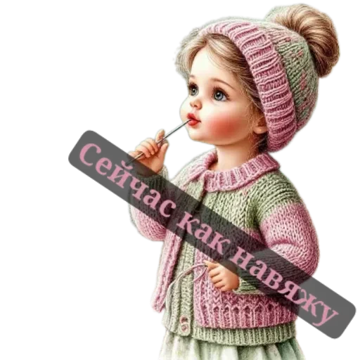 🧶 Стикер «nina dolls» для Telegram