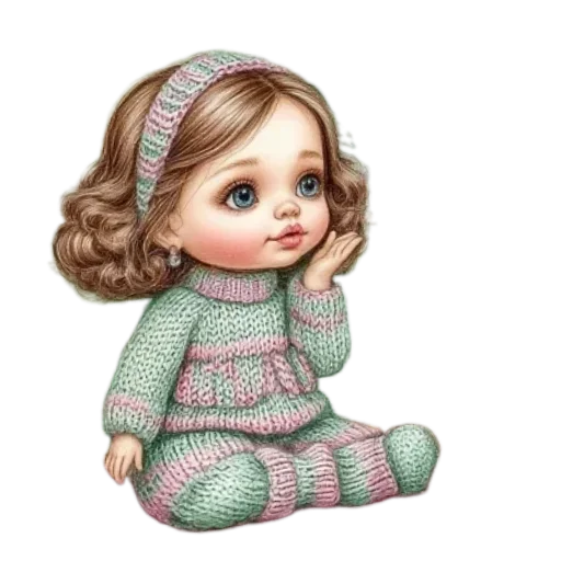 😘 Стикер «nina dolls» для Telegram