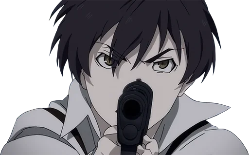 😠 Стикер «• 91 Days • •» для Telegram