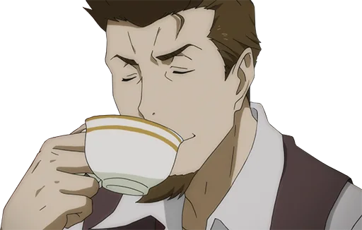 ☕️ Стикер «• 91 Days • •» для Telegram
