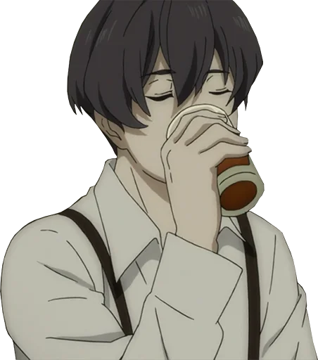🥤 Стикер «• 91 Days • •» для Telegram