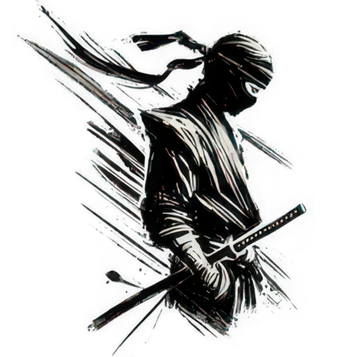 😎 Стикер «Ниндзя» для Telegram