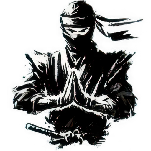 🙏 Стикер «Ниндзя» для Telegram