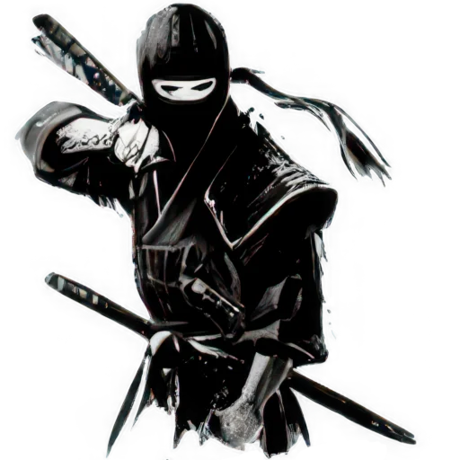 👊 Стикер «Ниндзя» для Telegram