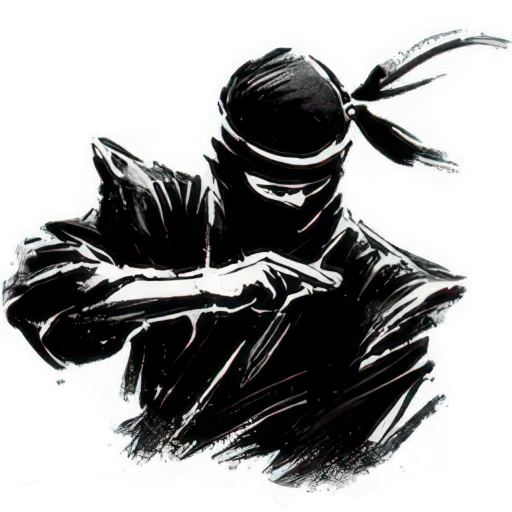 🔫 Стикер «Ниндзя» для Telegram