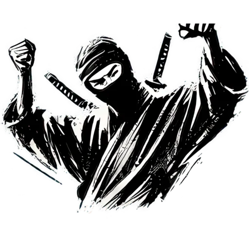 💪 Стикер «Ниндзя» для Telegram