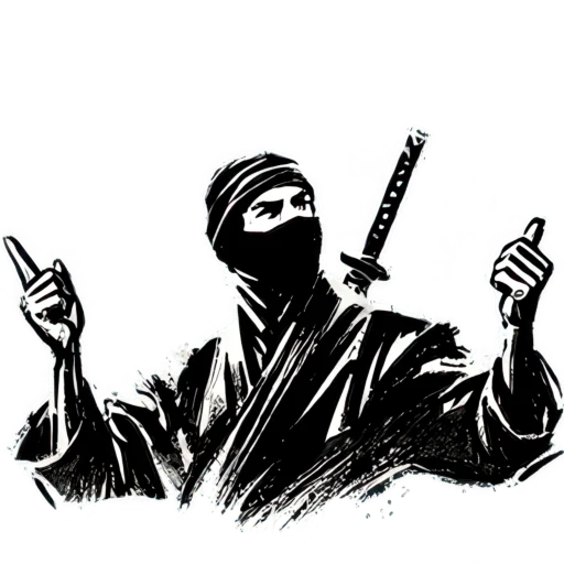 👍 Стикер «Ниндзя» для Telegram