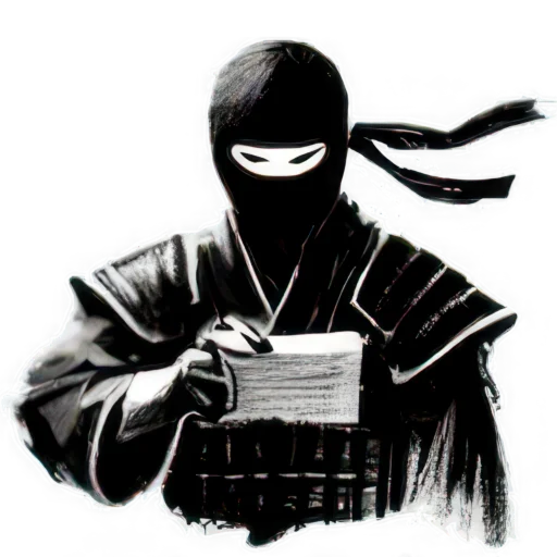 📜 Стикер «Ниндзя» для Telegram