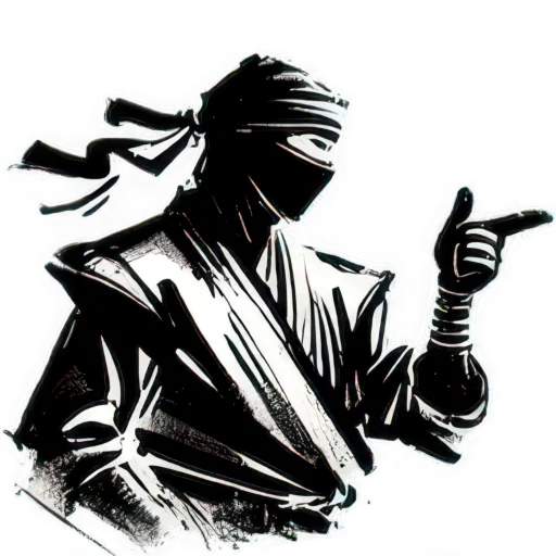 👉 Стикер «Ниндзя» для Telegram