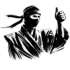 👍 Эмодзи «Ниндзя» для Telegram