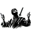 👍 Эмодзи «Ниндзя» для Telegram