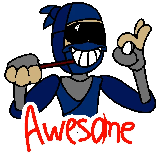 😎 Стикер «Ninja pack» для Telegram