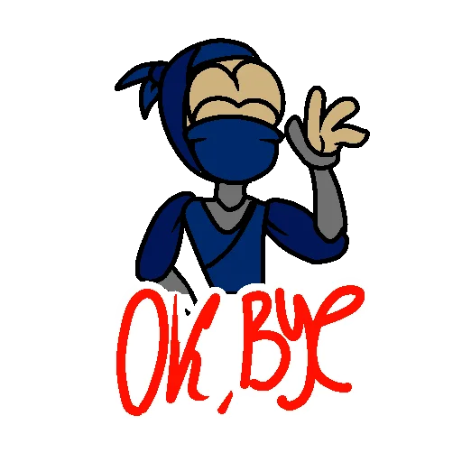 👋 Стикер «Ninja pack» для Telegram