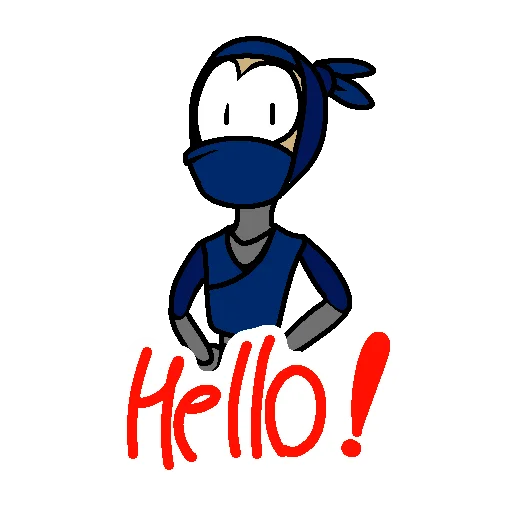 Стикерпак Ninja pack для Telegram