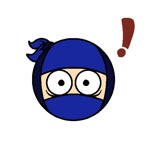 😯 Стикер «Ninja pack» для Telegram