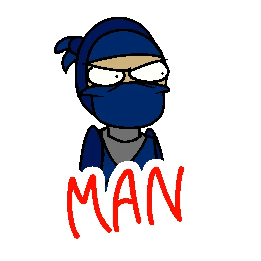 🙄 Стикер «Ninja pack» для Telegram
