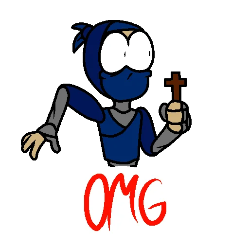 😱 Стикер «Ninja pack» для Telegram