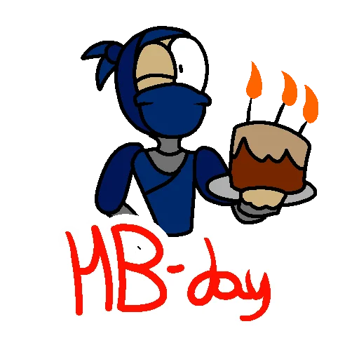 🎂 Стикер «Ninja pack» для Telegram